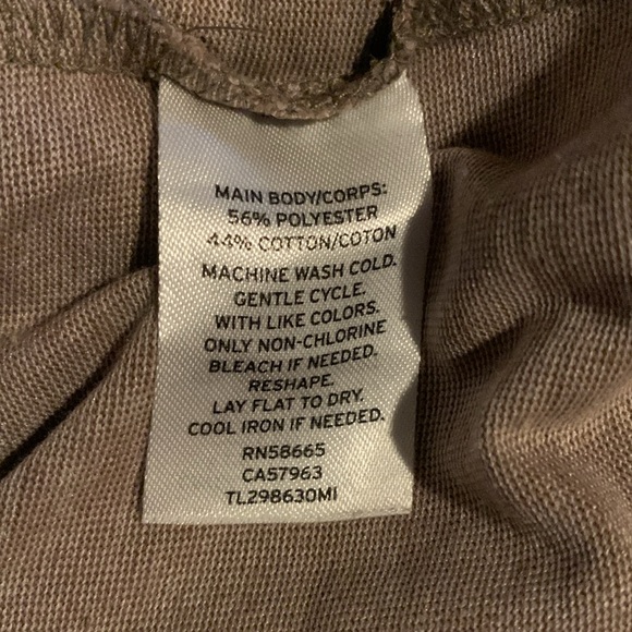 Leith brand from Nordstrom casual knit dress in taupe. Size medium. Tank style - Picture 6 of 6